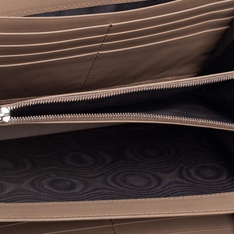 Pre Owned Gucci Beige/Ebony GG Supreme Dionysus Wallet On Chain