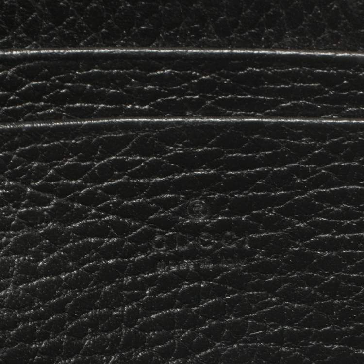 Pre Owned Gucci Black Leather Dionysus Wallet On Chain