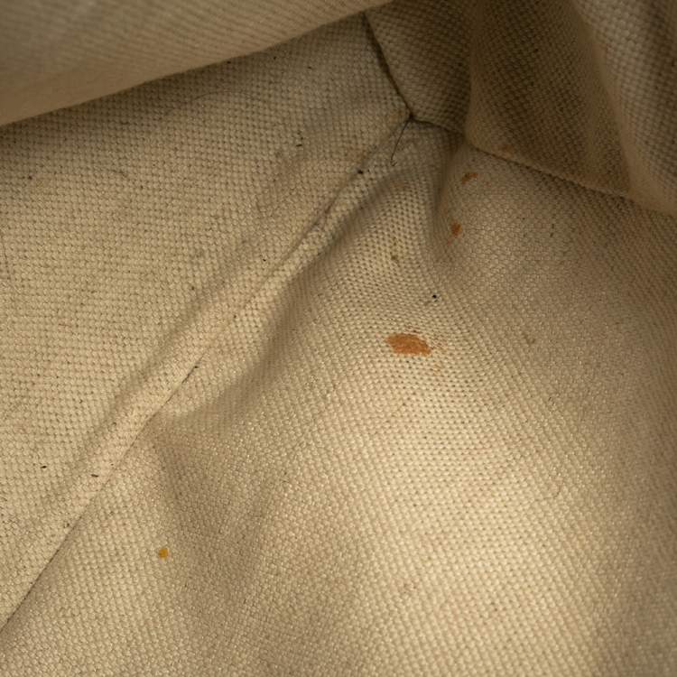 Pre Owned Gucci Metallic Blue Leather Small Bamboo Shopper Tote