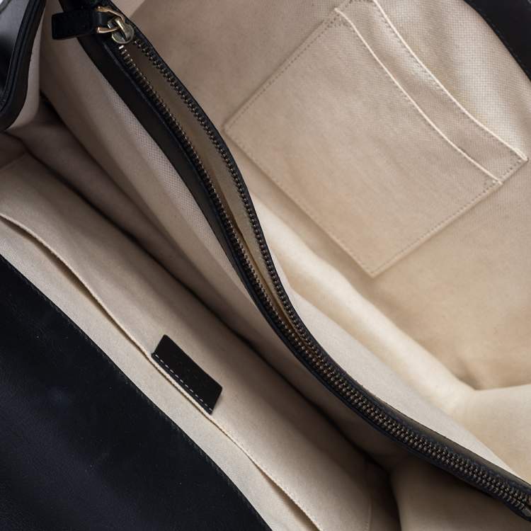 Pre Owned Gucci Tri Color Leather Large Dionysus Bamboo Top Handle Bag