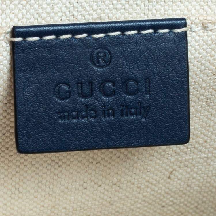 Pre Owned Gucci Tri Color Leather Medium Dionysus Bamboo Top Handle Bag