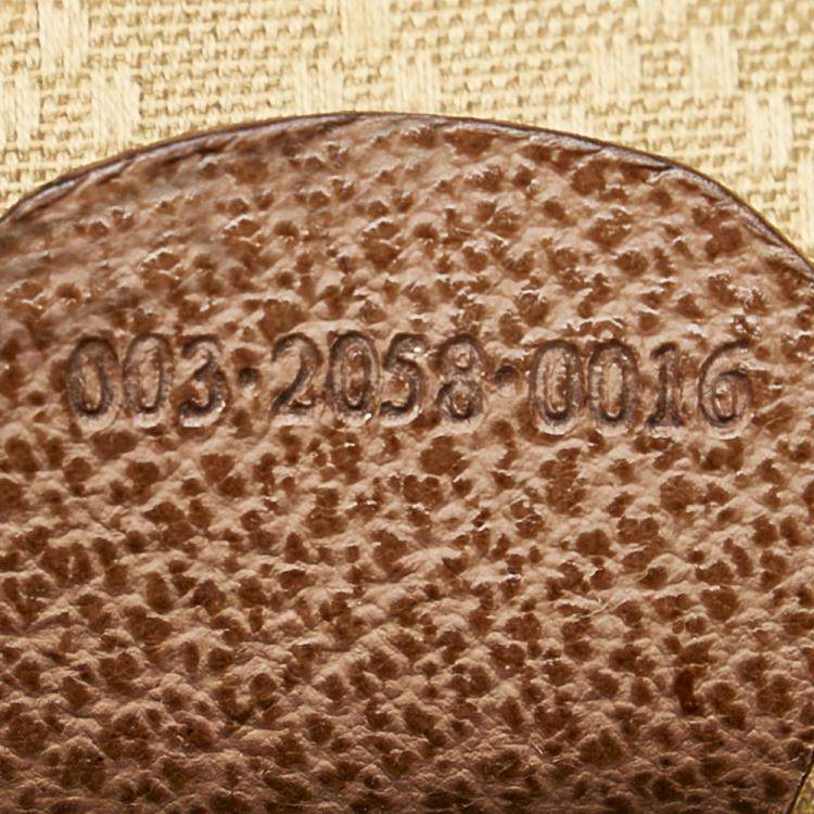 Pre Owned Gucci Brown Leather and Suede Bamboo Backpack