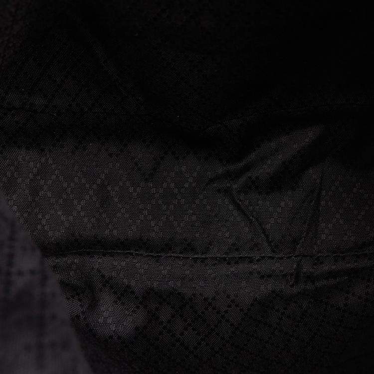 Pre Owned Gucci Black Leather Bamboo Backpack