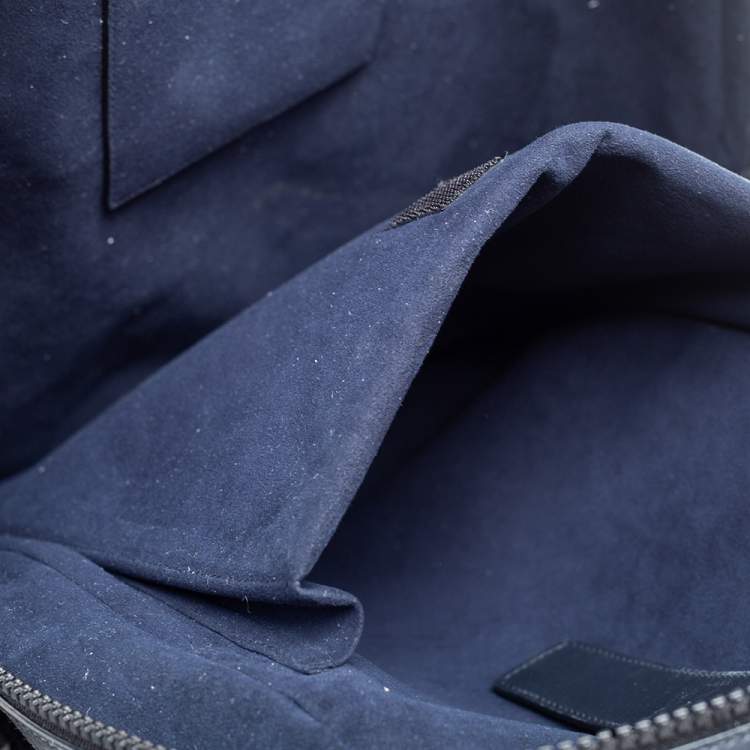 Pre Owned Gucci Beige/Blue GG Blooms Supreme Canvas and Leather Backpack