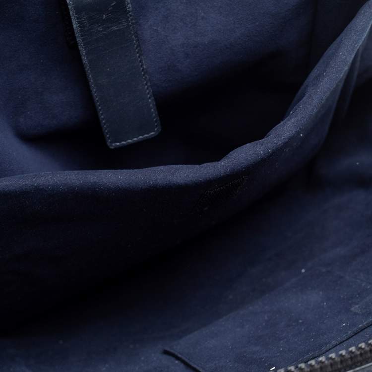 Pre Owned Gucci Beige/Blue GG Blooms Supreme Canvas and Leather Backpack