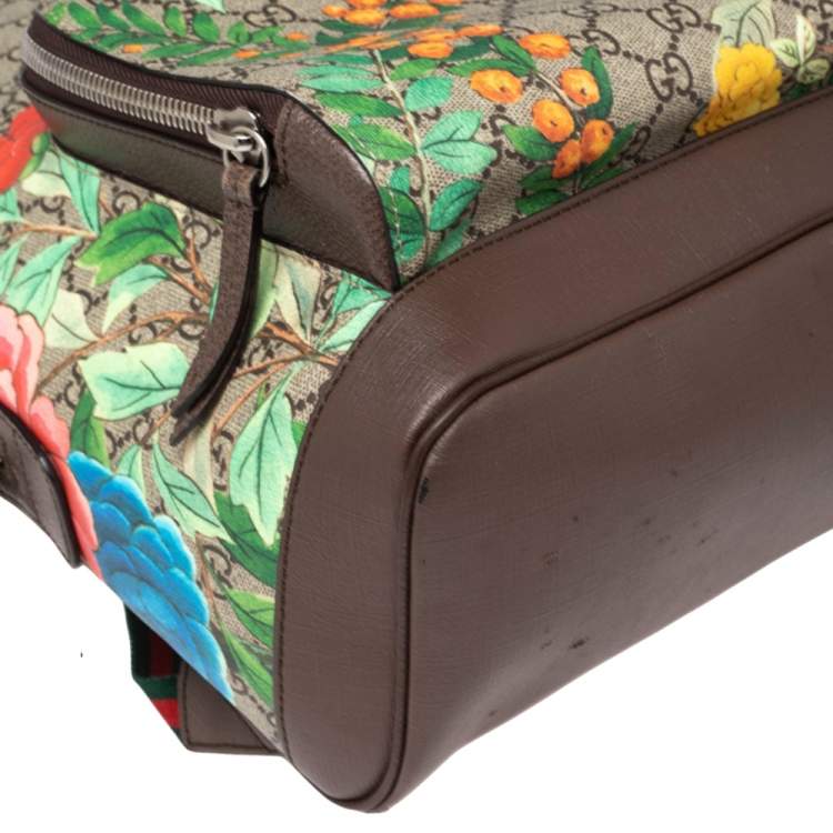 Pre Owned Gucci Multicolor Tian GG Supreme Canvas Day Backpack