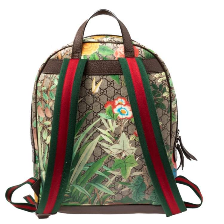 Pre Owned Gucci Multicolor Tian GG Supreme Canvas Day Backpack