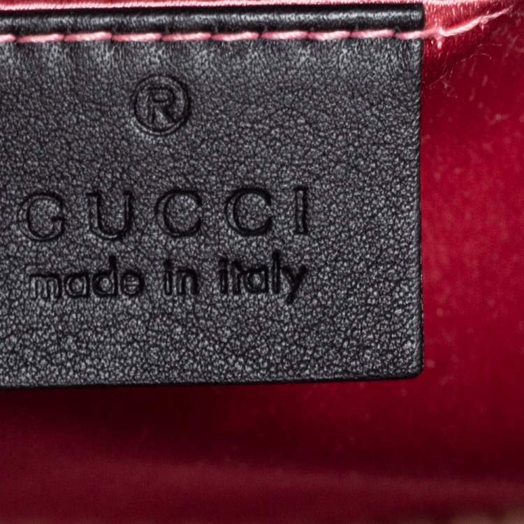 Pre Owned Gucci Black Matelasse Velvet GG Marmont Backpack