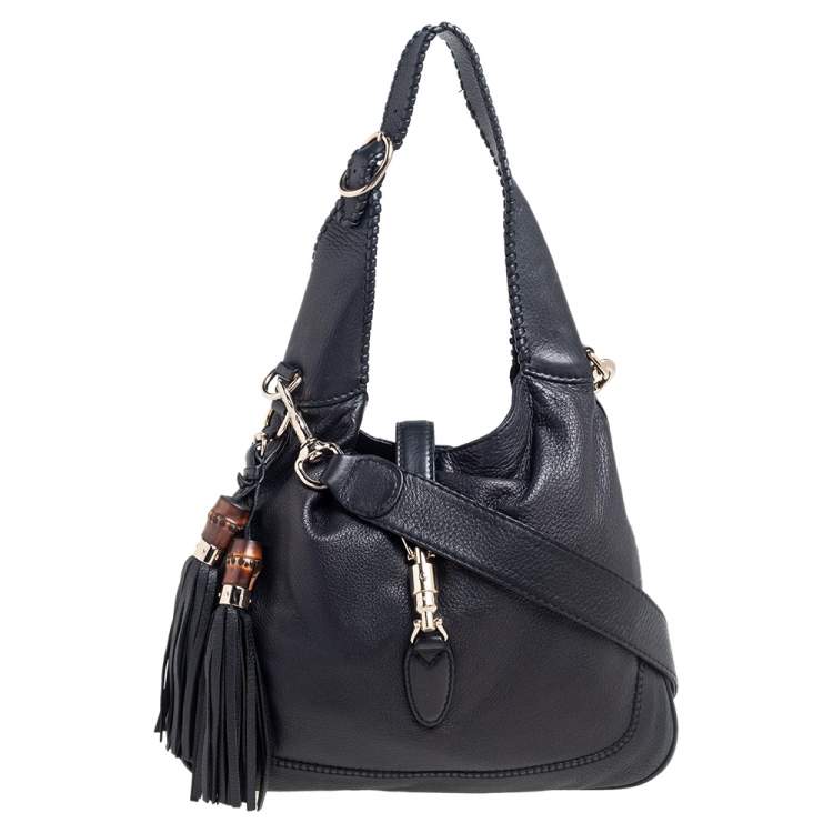 Gucci Black Leather Medium Jackie Hobo Gucci | The Luxury Closet