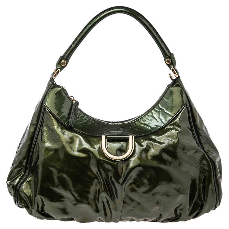 Gucci Patent Leather Soho Medium Shoulder Bag (SHF-20555) – LuxeDH