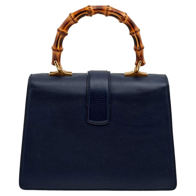 Pre Owned Gucci Multicolor Leather Dionysus Medium Bamboo Top Handle Bag