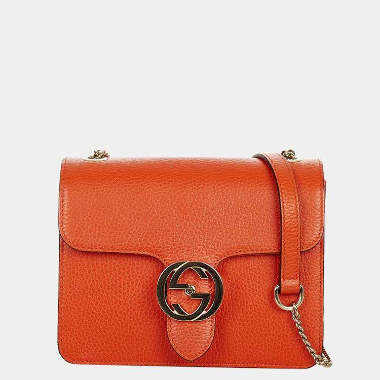 gucci interlocking bag orange