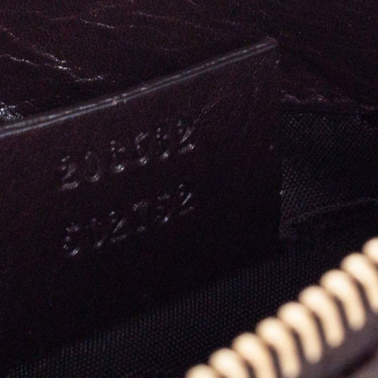 Pre Owned Gucci Brown Python Hysteria Clutch