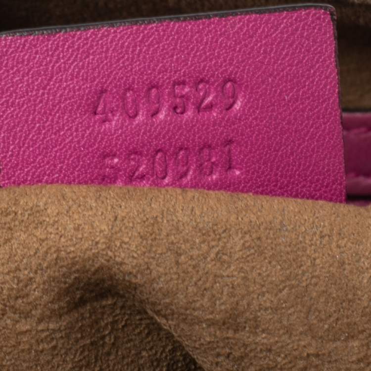Pre Owned Gucci Multicolor GG Supreme Canvas And Leather Small Boston Bag