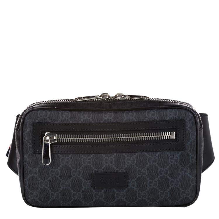 gucci black belt bag womens