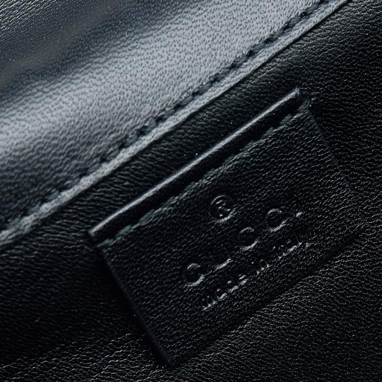 Pre Owned Gucci Metallic Hologram Leather Interlocking G Flap Continental Wallet