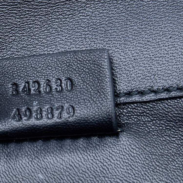 Pre Owned Gucci Metallic Hologram Leather Interlocking G Flap Continental Wallet