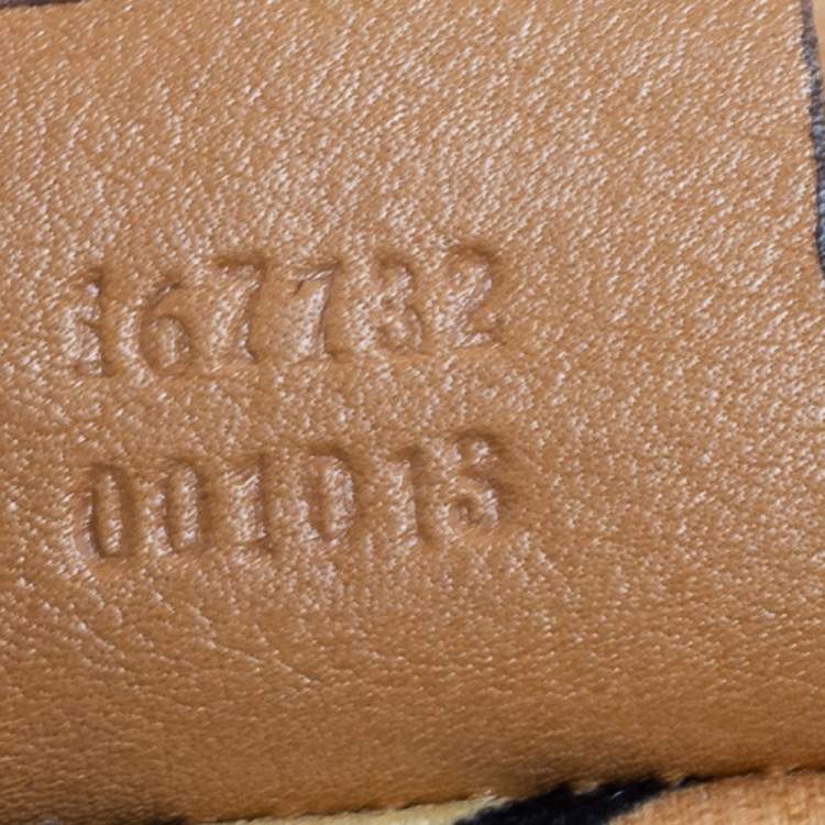 Pre Owned Gucci Beige Leather Medium Britt Tassel Hobo