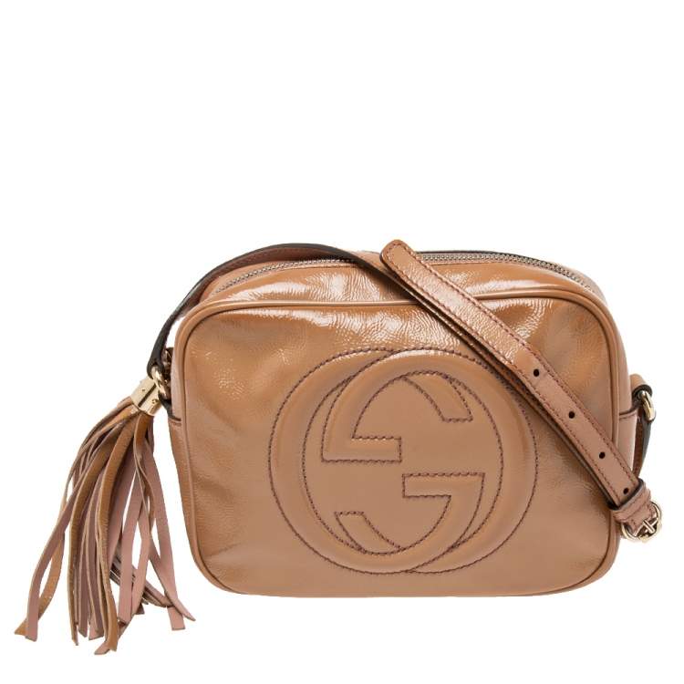 Gucci soho best sale patent leather bag