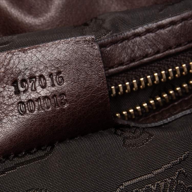 Pre Owned Gucci Beige Python Large Hysteria Hobo