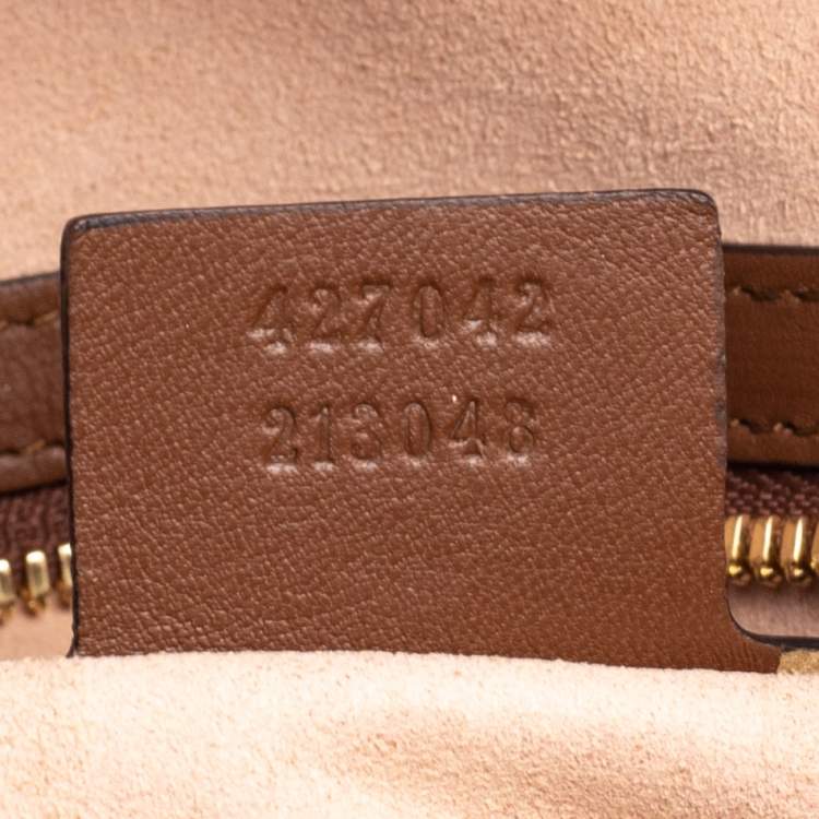 Pre Owned Gucci Beige GG Supreme Canvas and Leather Limited Edition Embroidered Backpack