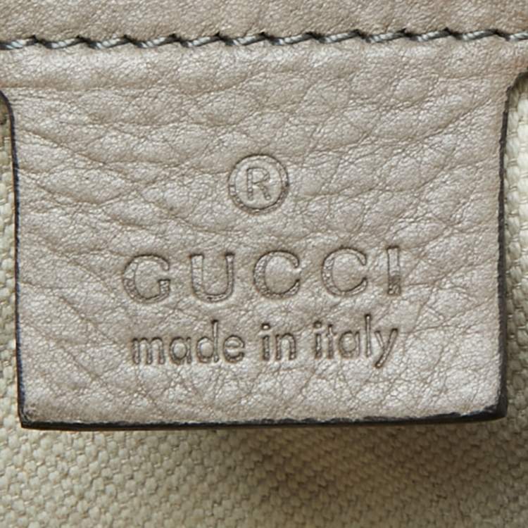 مملوكة مسبقًا Gucci Moss Green Leather Smilla Tote
