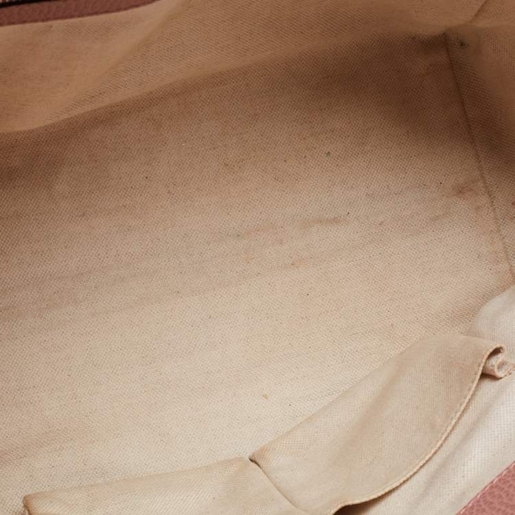 مملوكة مسبقًا Gucci Brown Leather Swing Tote