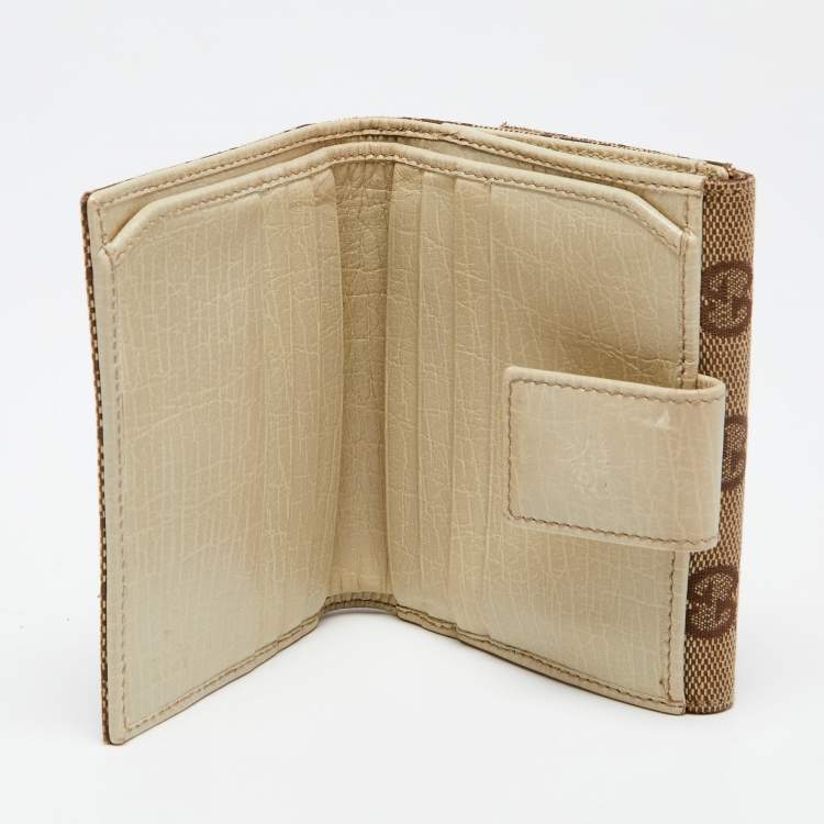 Gucci GG Marmont Medium Wallet, Beige, GG Canvas