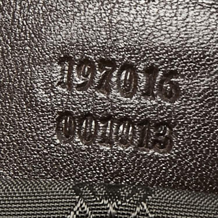 Pre Owned Gucci Beige/Brown GG Crystal Canvas Large Hysteria Hobo