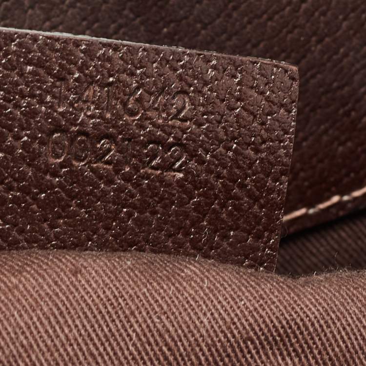 Pre Owned Gucci Beige/Ebony GG Canvas Abbey Backpack