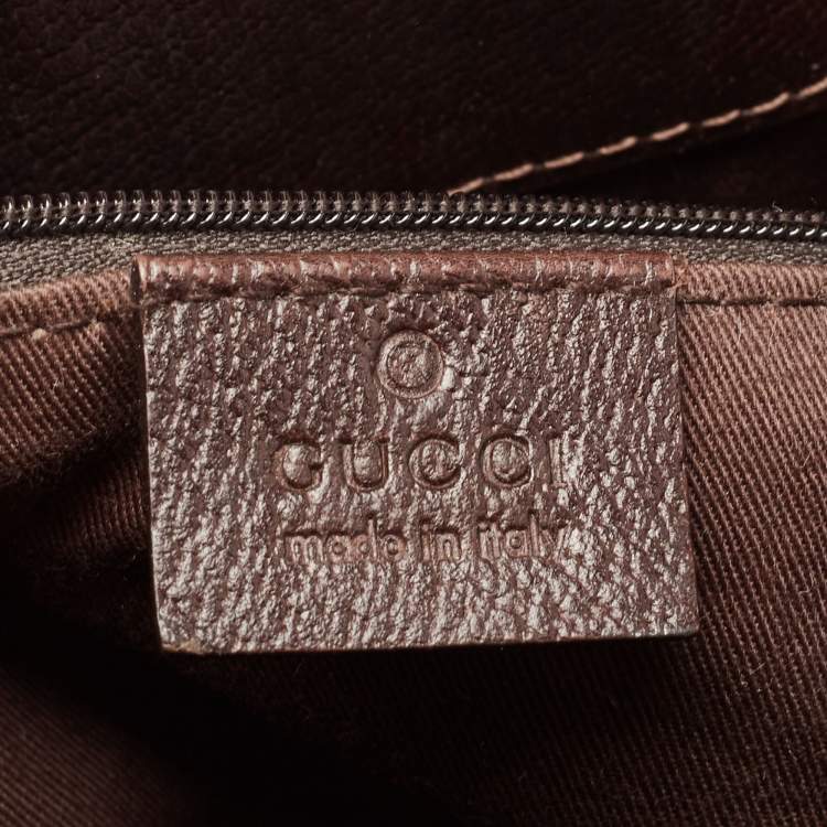 Pre Owned Gucci Beige/Ebony GG Canvas Abbey Backpack