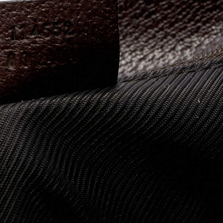 Pre Owned Gucci Beige/Brown GG Canvas And Leather Jackie Backpack