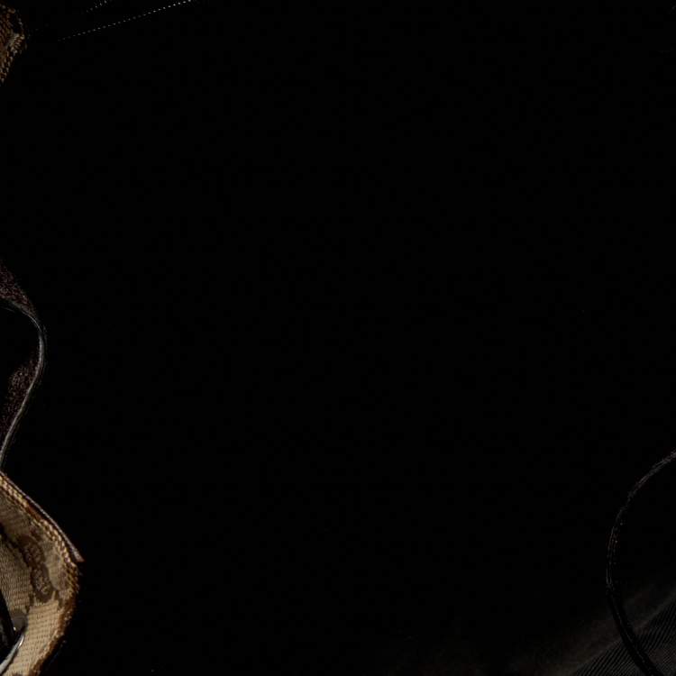 Pre Owned Gucci Beige/Brown GG Canvas And Leather Jackie Backpack