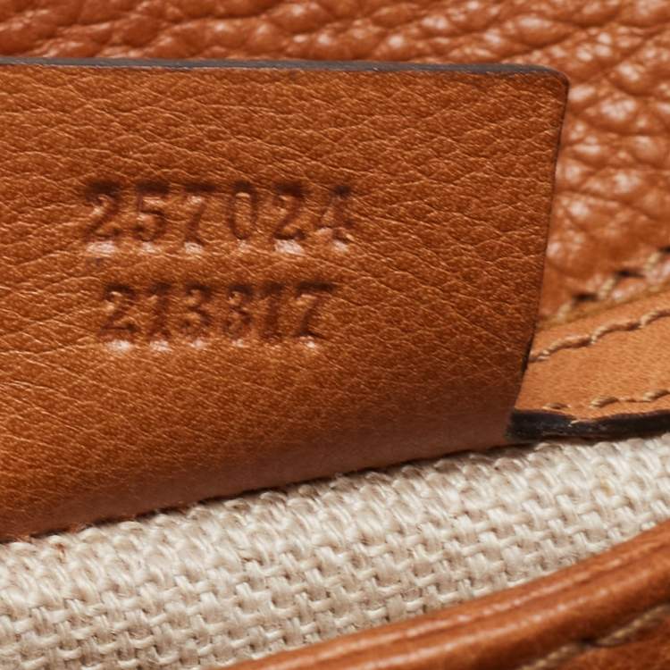 مملوكة مسبقًا Gucci Brown/Beige GG Canvas and Leather Medium Marrakech Shoulder Bag