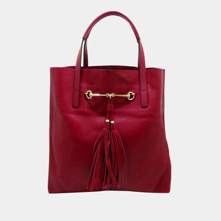 gucci park avenue horsebit tote