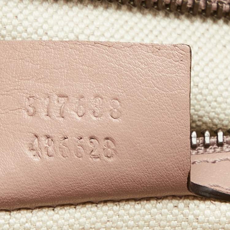 Pre Owned Gucci Beige Patent Leather Bright Bit Clutch