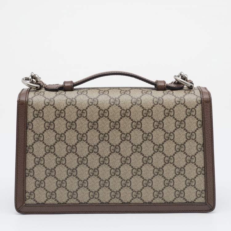 مملوكة مسبقًا Gucci Beige GG Coated Canvas and Leather Dionysus Top Handle Bag
