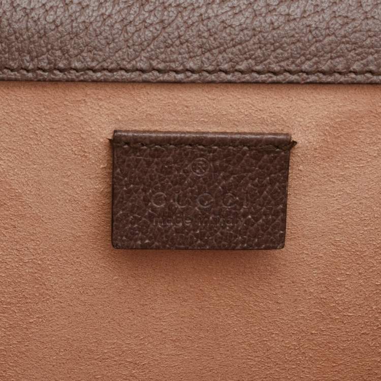 مملوكة مسبقًا Gucci Beige GG Coated Canvas and Leather Dionysus Top Handle Bag