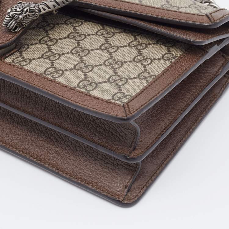 مملوكة مسبقًا Gucci Beige GG Coated Canvas and Leather Dionysus Top Handle Bag