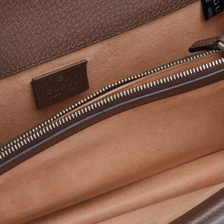 مملوكة مسبقًا Gucci Beige GG Coated Canvas and Leather Dionysus Top Handle Bag