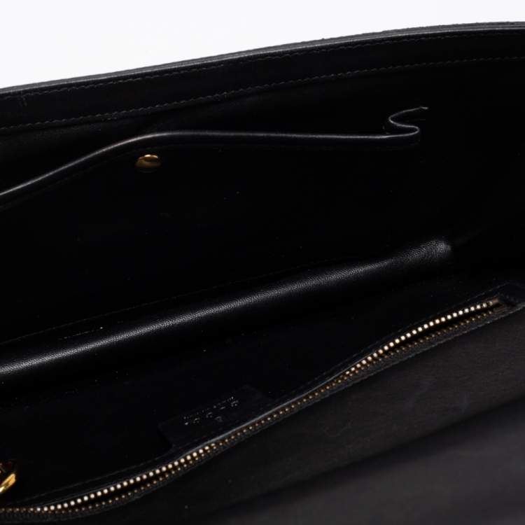 Pre Owned Gucci Multicolor Holographic Crackled Leather Heartbeat Clutch