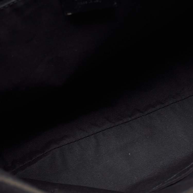 Pre Owned Gucci Black GG Nylon Messenger Bag