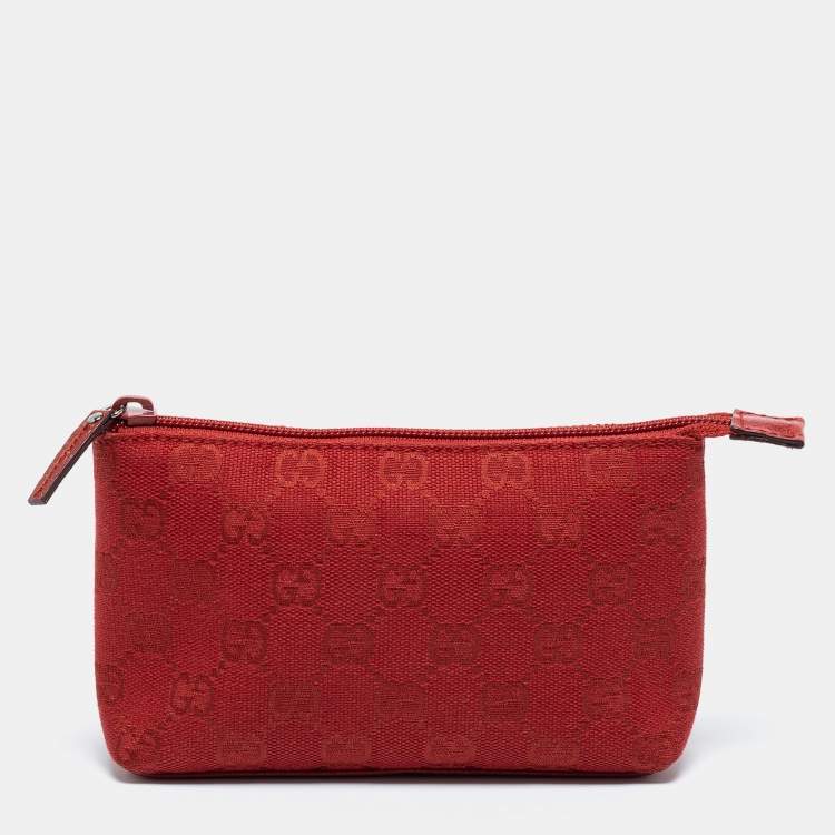 Gucci deals red pouch