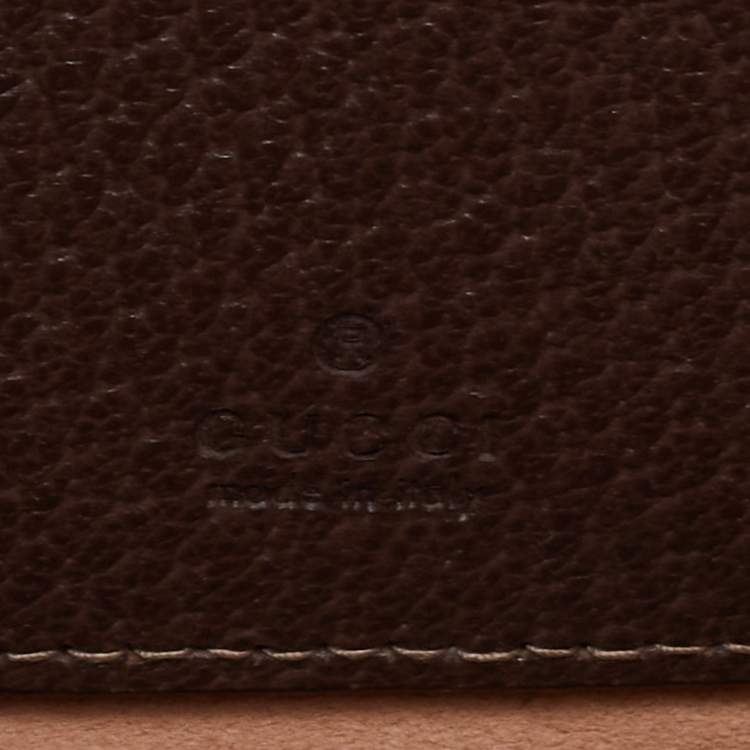 Pre Owned Gucci Beige/Brown GG Supreme Coated Canvas and Leather Ophidia Belt Bag