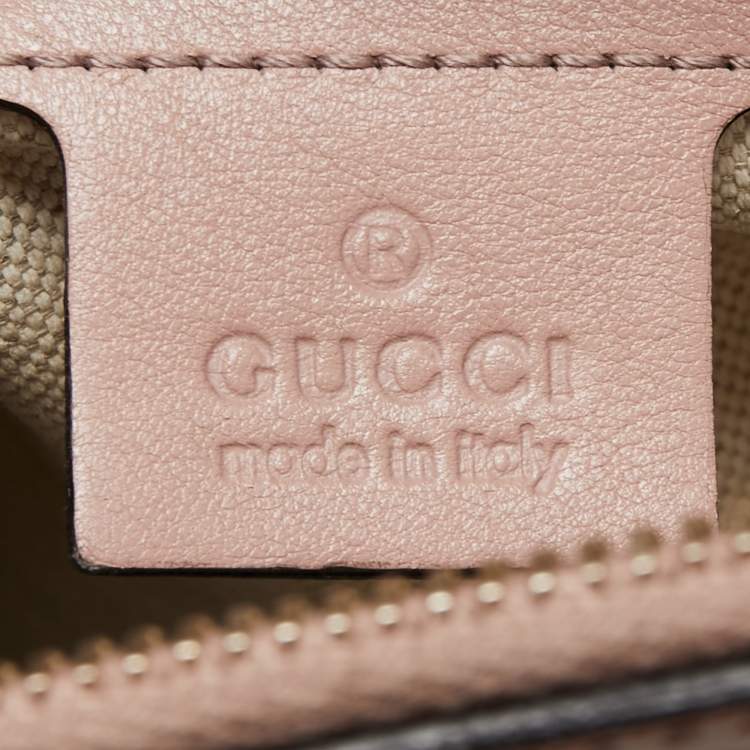 Pre Owned Gucci Beige Patent Leather Nice Dome Bag