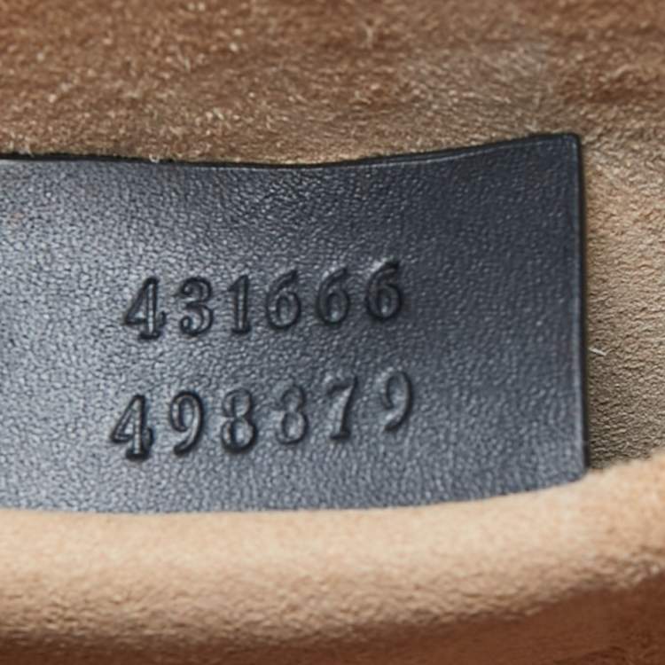 Pre Owned Gucci Black Leather Mini Sylvie Chain Shoulder Bag