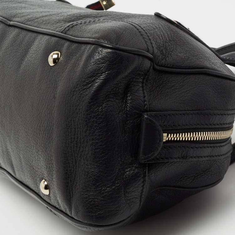 Pre Owned Gucci Black Leather Princy Bag