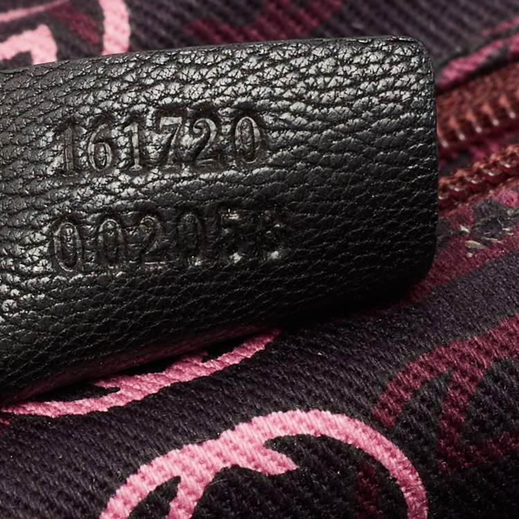 Pre Owned Gucci Black Leather Princy Bag