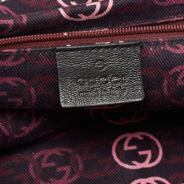 Pre Owned Gucci Black Leather Princy Bag