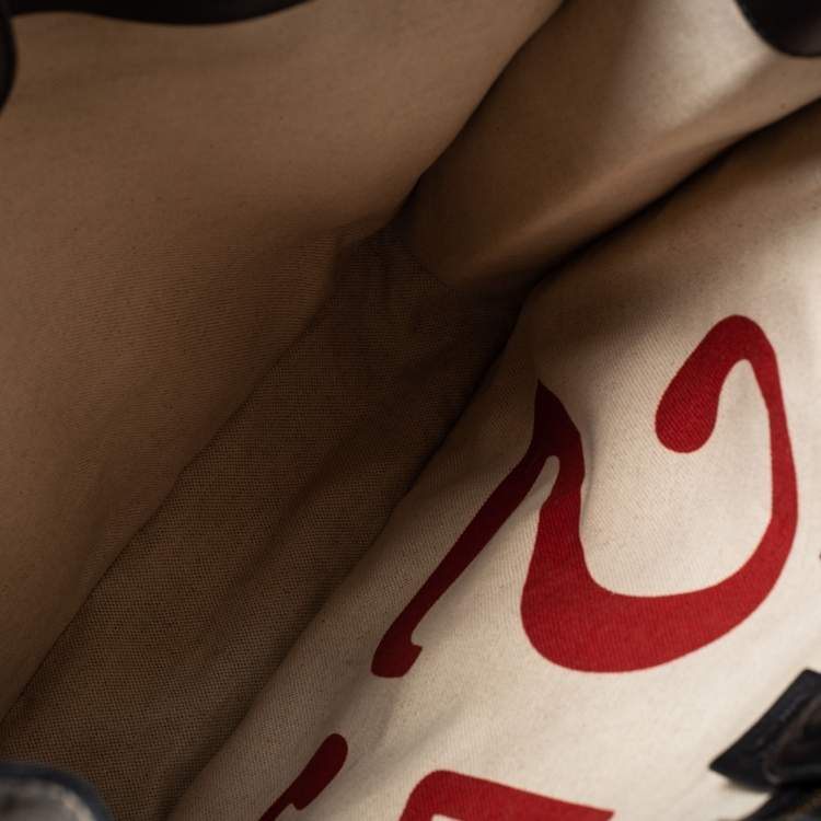 Pre Owned Gucci Beige GG Supreme Canvas L'Aveugle Par Amour Tote